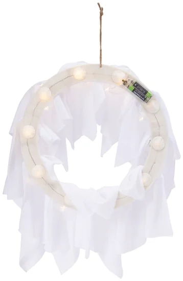 Light Up Ghost Wreath