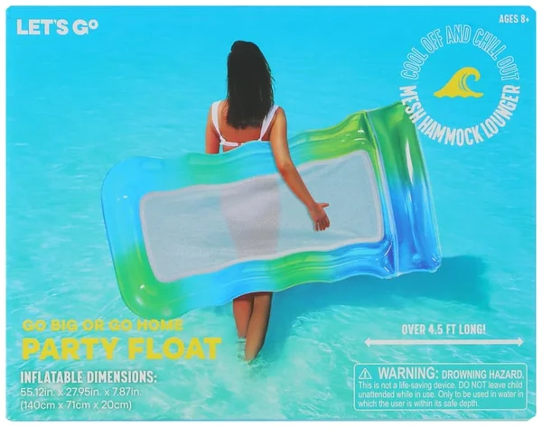 Mesh Hammock Lounger Party Float