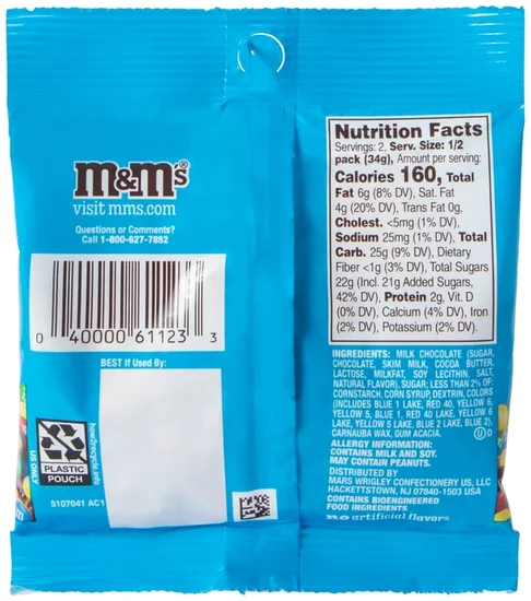 M&M's® Minis Milk Chocolate Candies 2.3oz