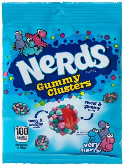 Nerds® Gummy Clusters Candy 3oz - Very Berry