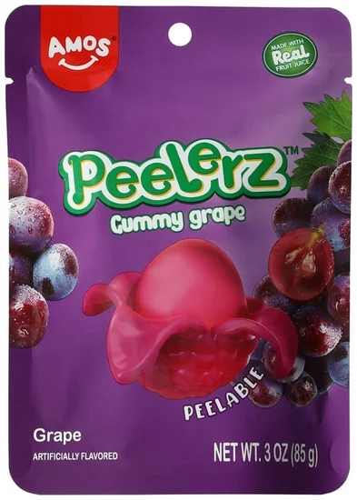 Peelerz™ Gummy Grape Candy 3oz