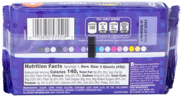 Peeps® 3-Count Marshmallow Ghosts 1.5oz