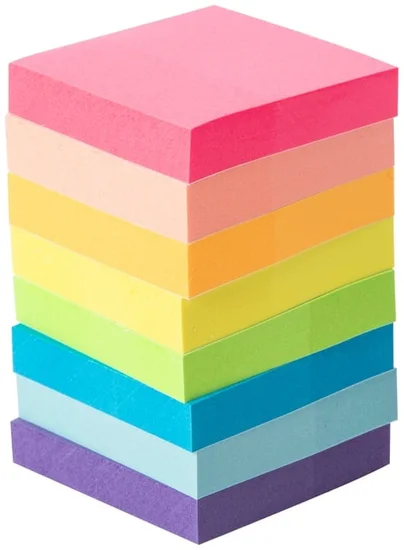 Rainbow Sticky Notes