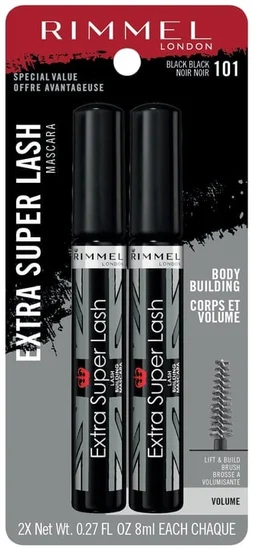 Rimmel Extra Super Lash Duo Pack in 101 Black Black