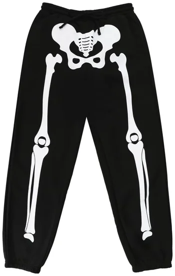 Skeleton Graphic Jogger Pants