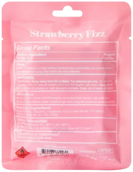 Strawberry Fizz Hand Sanitizer 1.2oz