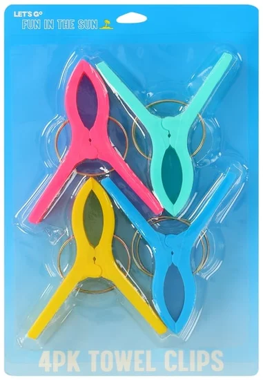 Towel Clips 4-Pack