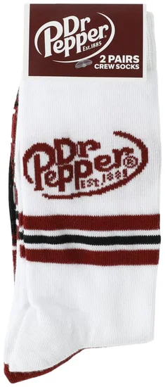Young Mens Licensed Crew Socks 2-Pairs