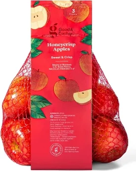 Fresh Honeycrisp Apples - 3lb Bag - Good & Gather™