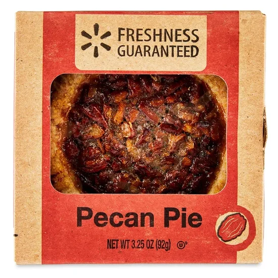 Freshness Guaranteed 4-inch Mini Pecan Pie, 3.25 oz, 1 Count, Baked, Paperboard Box, Shelf Stable