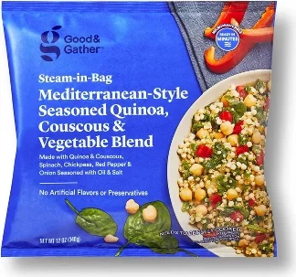 Frozen Mediterranean-Style Seasoned Quinoa, Couscous & Vegetable Blend - 12oz - Good & Gather™