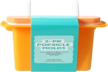 Fruit-Shaped Popsicle Molds 2-Count