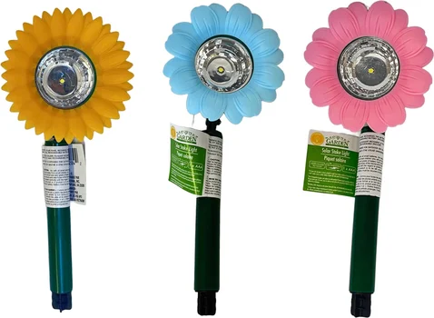 Garden Collection Sunflower-Shaped Solar Stake Light, 1-ct.