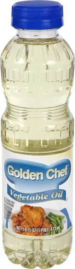 Golden Chef Vegetable Oil, 16 oz. Bottles