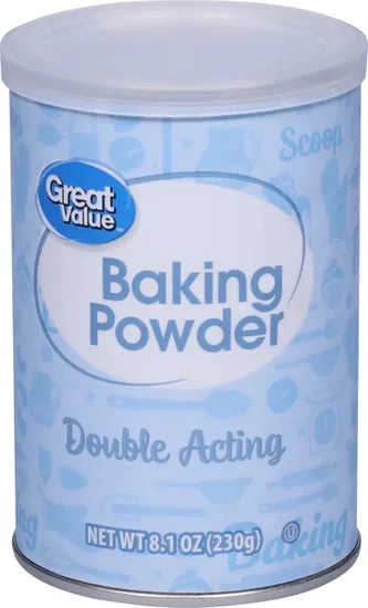 Great Value Double Acting Baking Powder, 8.1 oz