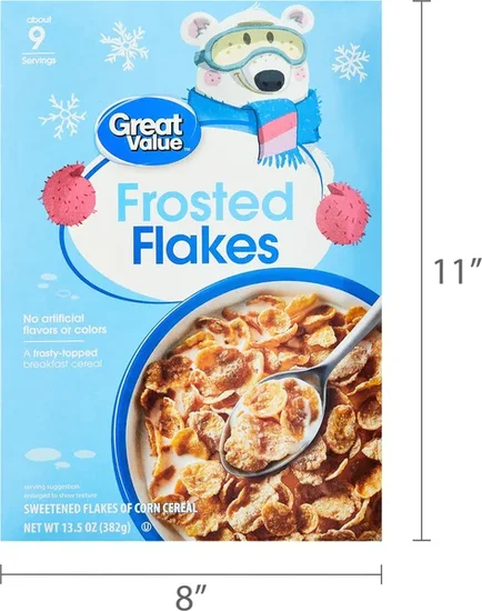 Great Value Frosted Flakes Cereal
