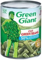 Green Giant Low Sodium Cut Green Beans, 14.5 oz