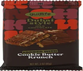 Gudlife By Astor Chocolate Dubai Style Cookie Butter Krunch 3oz
