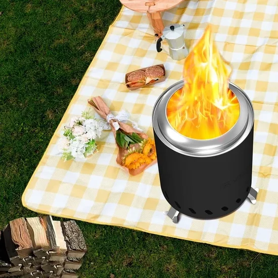 GVDV 7.5-Inch Smokeless Tabletop Fire Pit