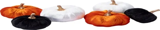 Halloween Decorative Pumpkins 6-Pack