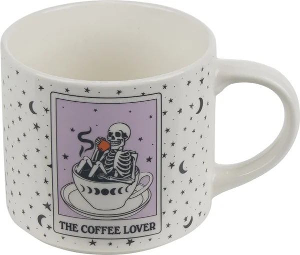 Halloween Tarot Card The Coffee Lover Printed Mug