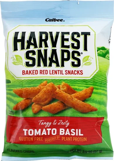 Harvest Snaps Red Lentil Vegetable Snack Crisps, 2-oz.