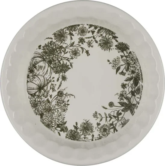 Holly Williams Fall Floral Print Pie Plate