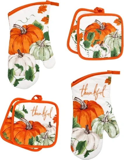 Home Collection Harvest Pumpkin Kitchen Linens