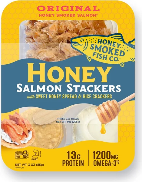 Honey Salmon Stackers