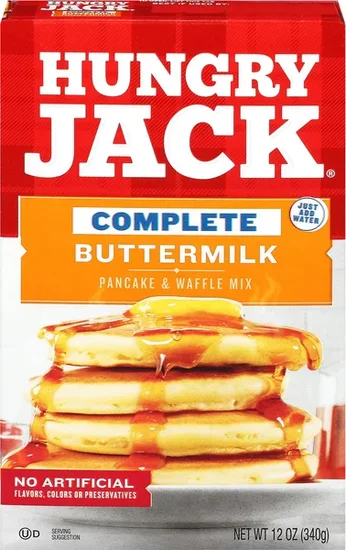 Hungry Jack Complete Buttermilk Pancake & Waffle Mix, 12-oz.
