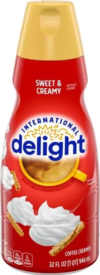 International Delight Coffee Creamer, Sweet & Creamy, 32 FL OZ Bottle