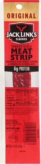 Jack Link's Classics Tender Style Original Meat Strip 0.8 oz