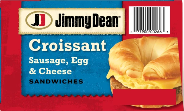Jimmy Dean Sausage, Egg and Cheese Croissant Sandwiches (or similar breakfast sandwiches)