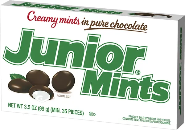 Junior Mints Candies, Theater Box, 3.5 oz