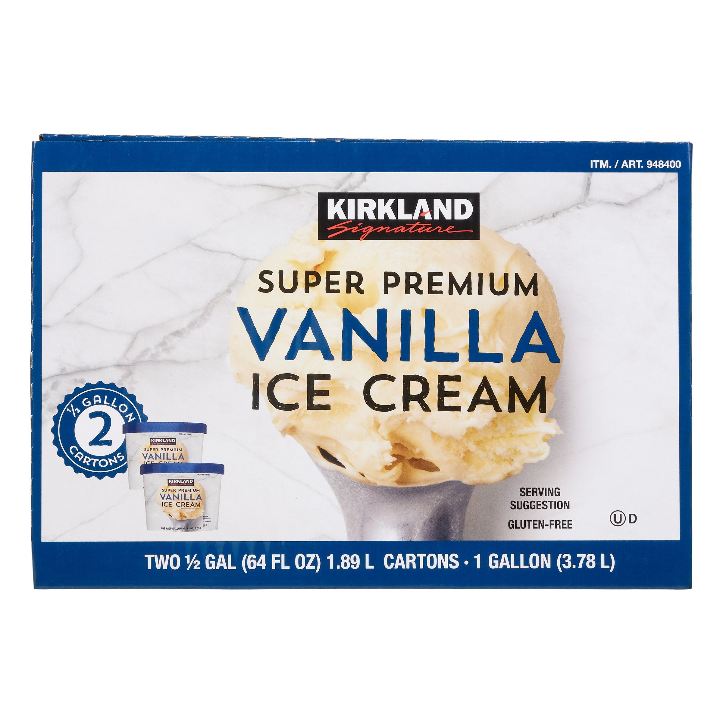 Kirkland Signature Super Premium Vanilla Ice Cream