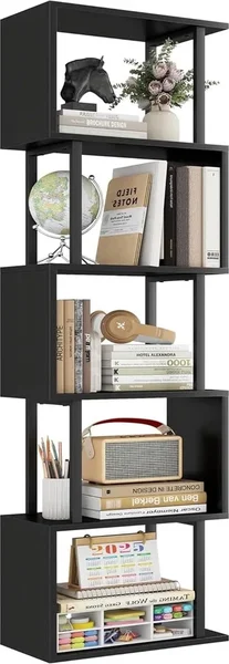 Kuublock S-Shaped Contemporary Bookcase
