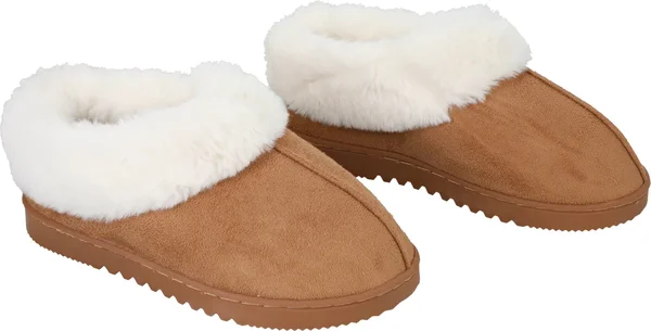 Ladies Classic Scuff Slippers Size 5-6, 2-pc Pack.
