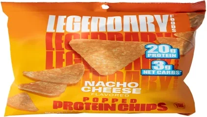 Legendary Foods™ Nacho Cheese Flavored Popped Protein Chips 1.2oz