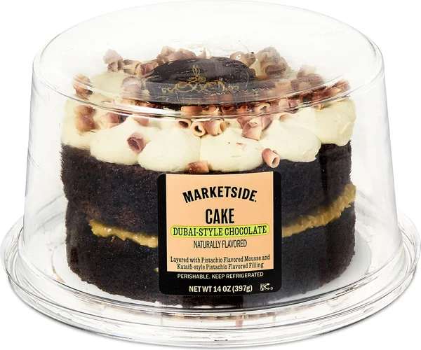 Marketside 5-Inch Dubai Style Chocolate Cake, 14 oz., 1 Count (Refrigerated)