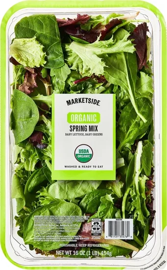 Marketside Organic Spring Mix Salad Blend, 16 oz Clam Shell (Fresh)