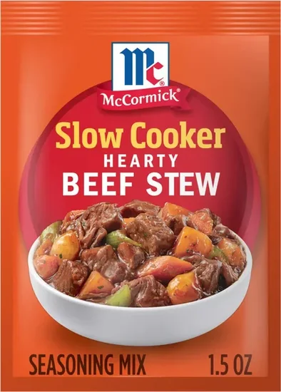 McCormick Slow Cooker Hearty Beef Stew Seasoning Mix, 1.5 oz