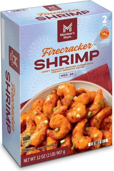 Member's Mark Breaded Firecracker Shrimp, Frozen, 2 lbs.
