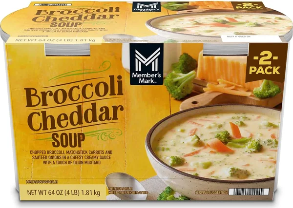 Member's Mark Broccoli Cheddar Soup, 32 oz., 2 pk.