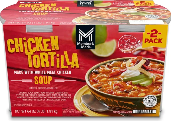 Member's Mark Chicken Tortilla Soup, 32 oz., 2 pk.
