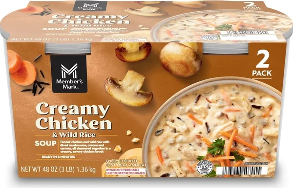 Member's Mark Creamy Chicken and Wild Rice Soup