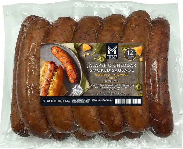 Member's Mark Jalapeno Cheddar Smoked Sausage, 12 ct.