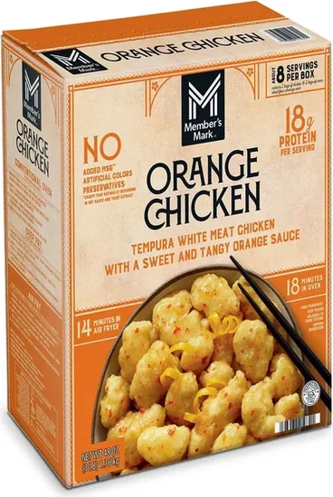Members Mark Orange Chicken Tempura, Frozen, 48 oz.