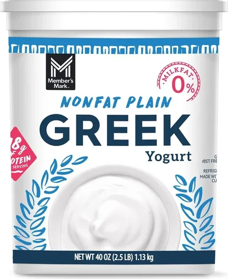 Member's Mark Plain Nonfat Greek Yogurt, 40 oz.
