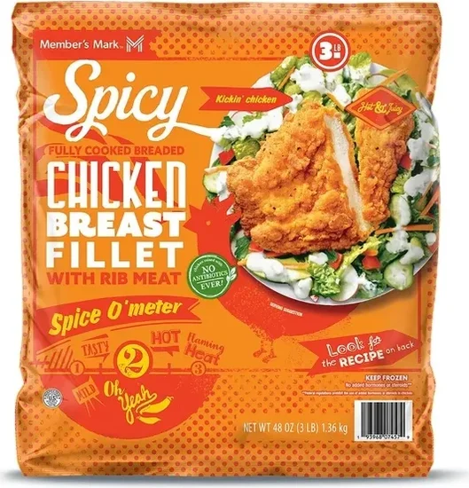 Member's Mark Spicy Breaded Chicken Breast Fillets