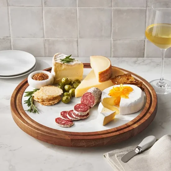 Member's Mark Wood & Marble Lazy Susan